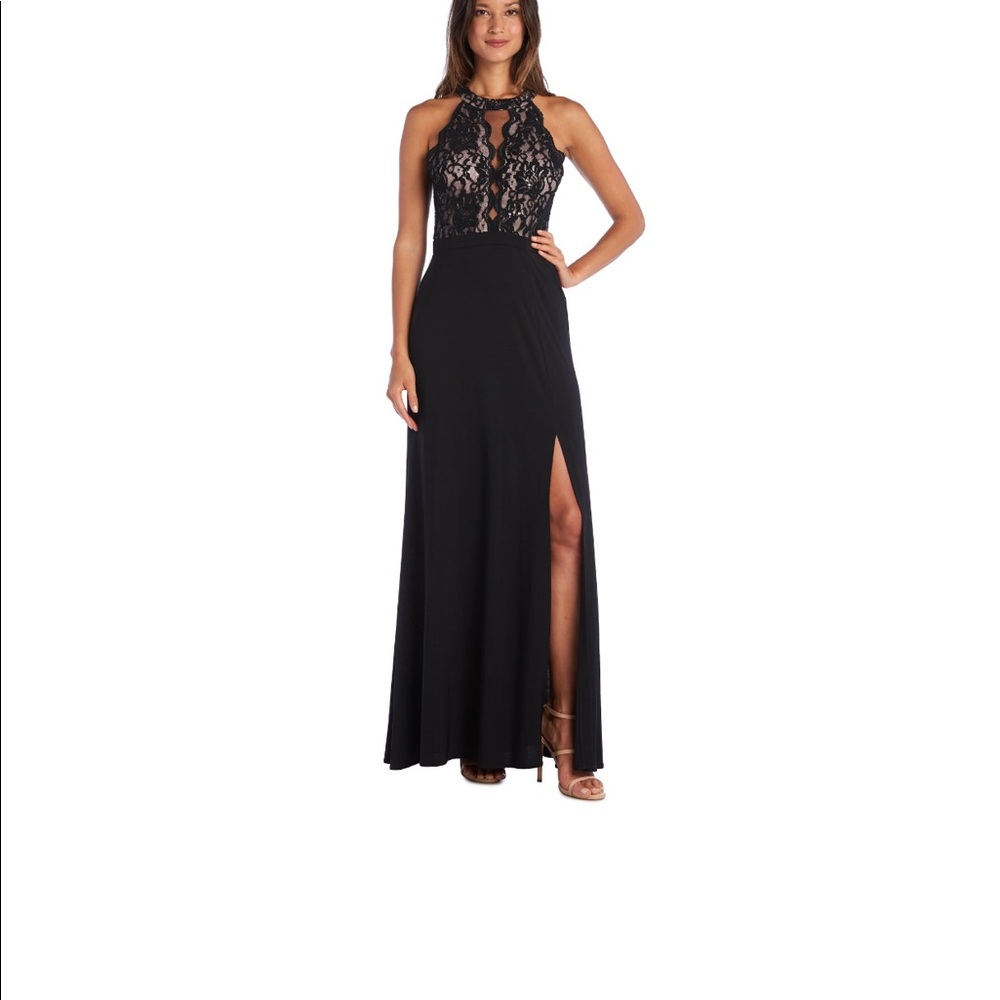 Black gown,  size 1, never worn
